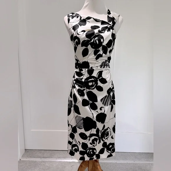 sachin and babi light blue dress Maggy London | Dresses | Maggy London Floral Black And Cream Cocktail Dress